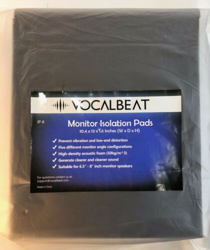 VocalBeat Studio Monitor Isolation Pad for 6.5