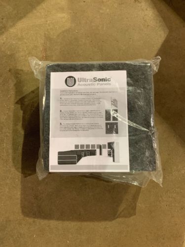 UltraSonic 12 in. x 12 in. Acoustic Panels Noise And Sound Reduction (Lot of 10)