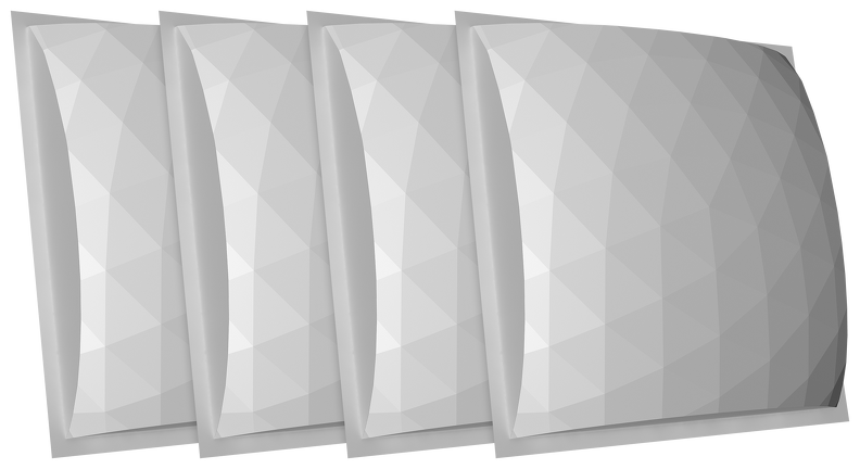 Auralex Acoustics Geofusor 22 - Acoustic Diffusor - 2ft x 2ft - 4 Pack