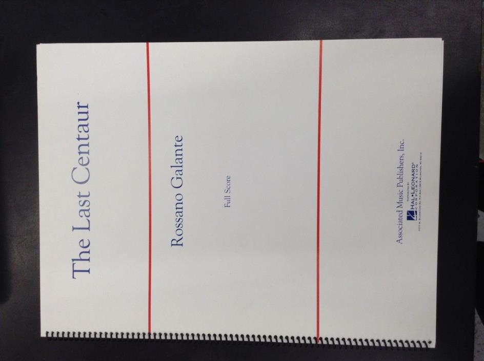 The Last Centaur by Rossano Galante Full Score Item 50600152