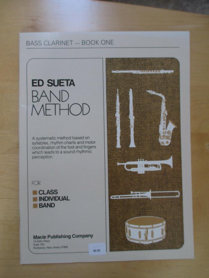 ED SUETA BAND METHOD - BASS CLARINET - BOOK 1 - STUDENT LESSON BOOK