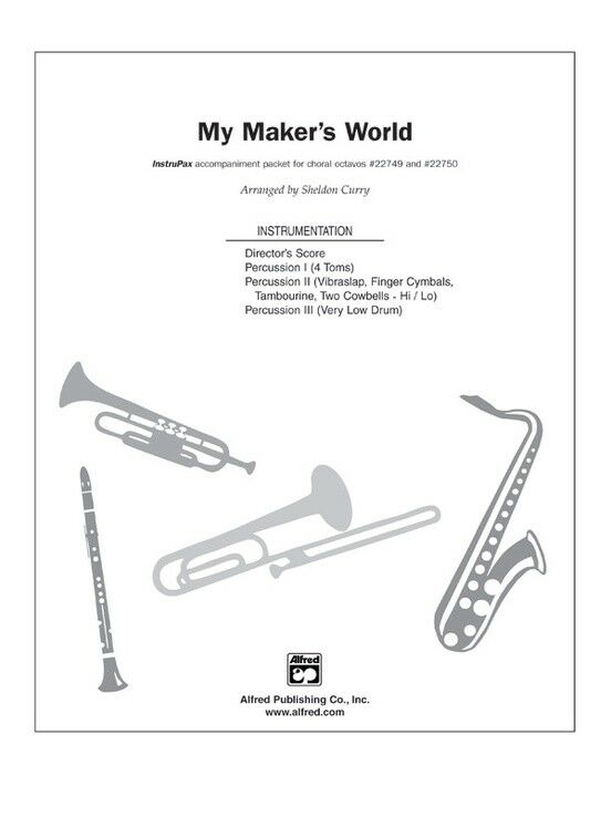 Church/School Choir Anthem: MY MAKER'S WORLD--ORCHESTRATION ONLY