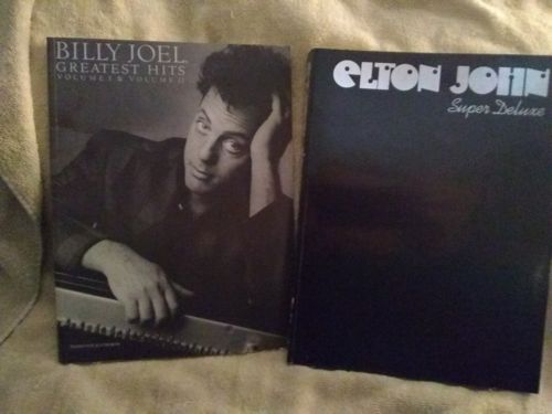 Elton John Super Deluxe / Billy Joel Greatest Hits 1&2 Sheet Music Vocal/Piano
