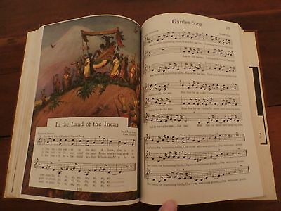 1946-NEW MUSIC HORIZONS SONG BOOK-BEAUTIFUL COLORED PICTURES ON SOME SONGS