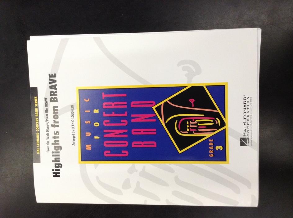 Hal Leonard Highlights From Brave - Young Concert Band Level 3 Model HL04003308
