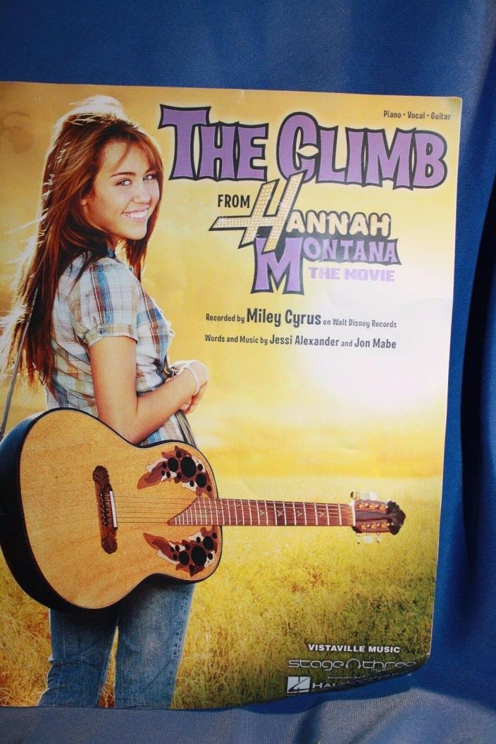 Sheet Music The Climb From Hannah Montana Movie