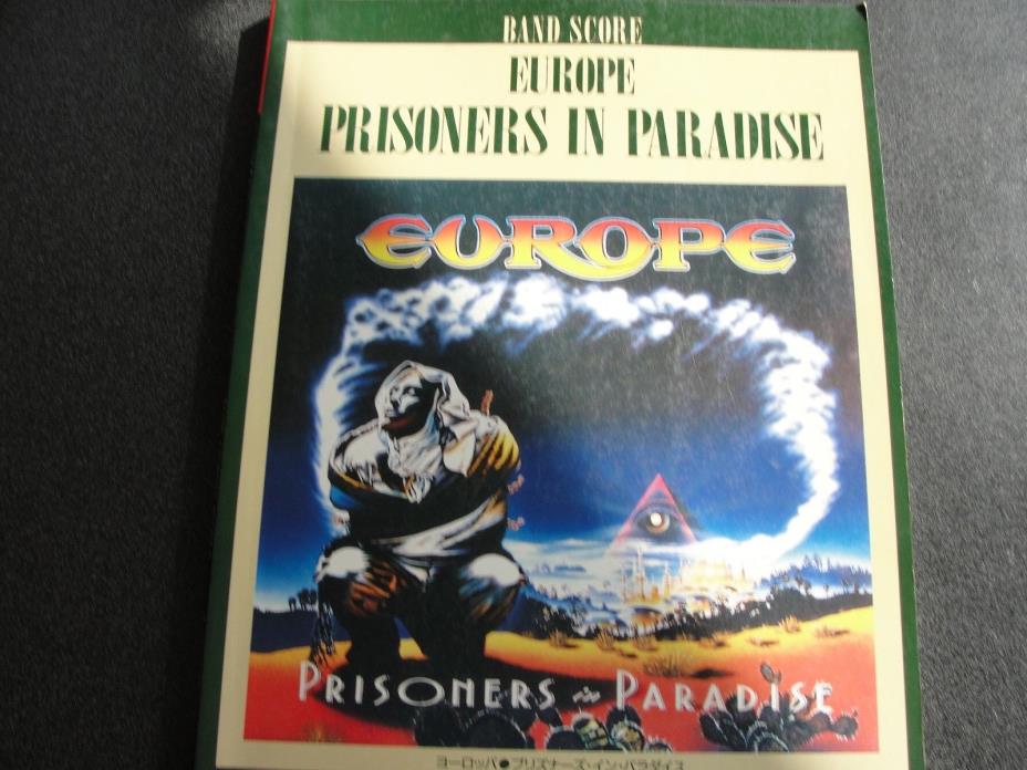 Europe- Prisoners In Paradise Guitar Tablature Book Japan