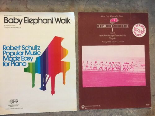 1983-Baby Elephant Walk & 1982-Chariots Of Fire Sheet Music