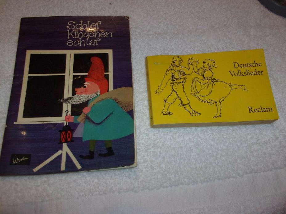LOT OF 2 GERMAN SONG BOOKS