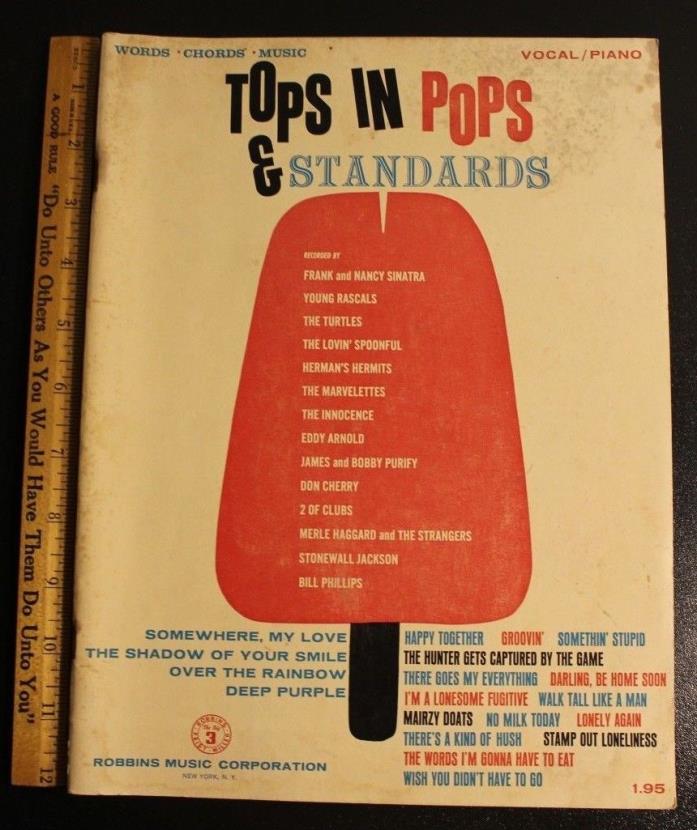 Tops In Pop & Standards Music Book