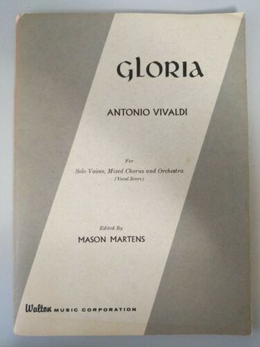 1961 Gloria Antonio Vivaldi Solo Voices Mixed Chorius Orchestra