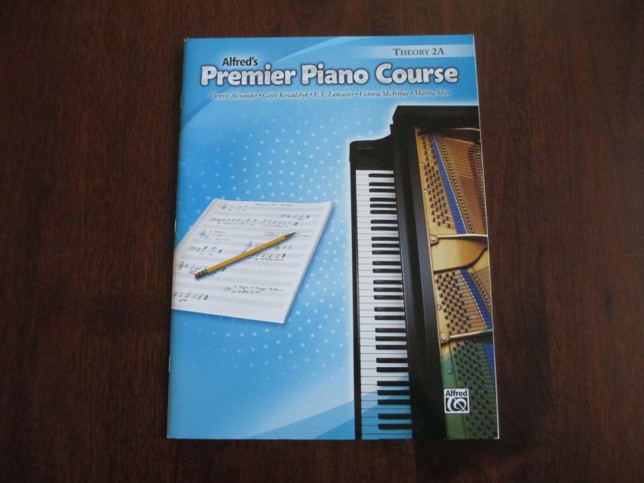 ALFRED'S PREMIER PIANO COURSE - THEORY 2A - STUDENT LESSON BOOK - $7.99 COVER
