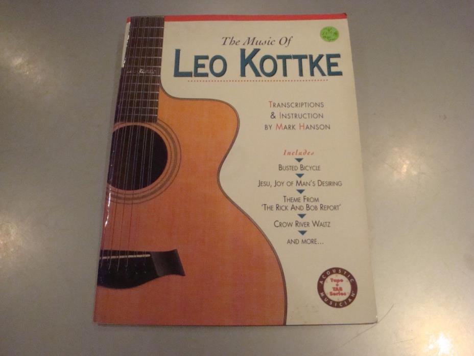 The Music of Leo Kottke Guitar Tab Booklet 1991, ISBN 0-936799-08-0