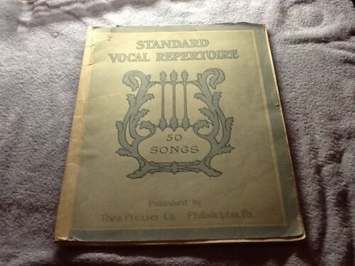 standard vocal repertoire 50 songs book