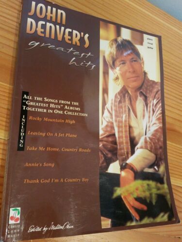 JOHN DENVER GREATEST HITS Piano/Vocal/Guitar SHEET MUSIC BOOK