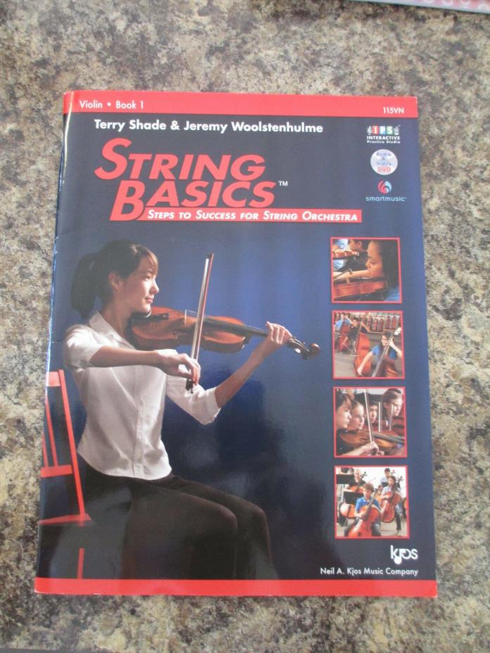 STRING BASSICS - BOOK 1 - VIOLIN - KJOS MUSIC COMPANY - BOOK with CD - 115VN