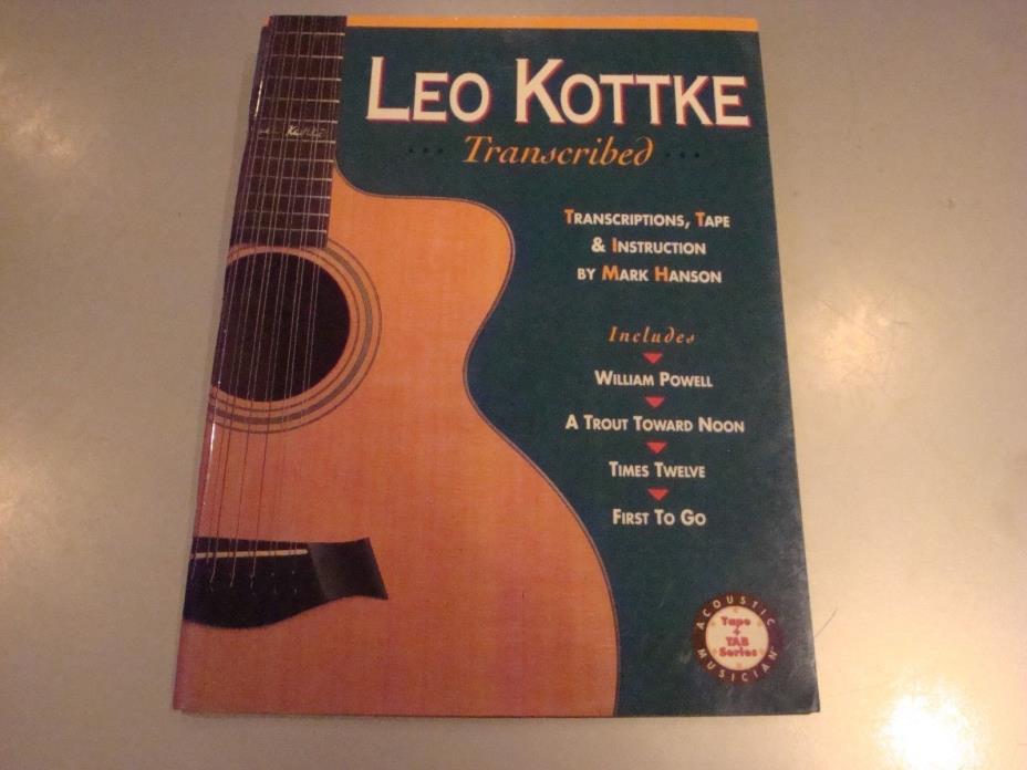 Leo Kottke Transcribed Guitar Tab Book 1993, ISBN 0936799-10-2