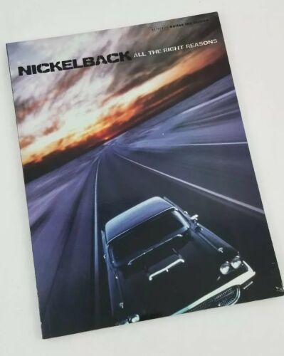 Nickelback All The Right Reasons authentic guitar tab edition music book
