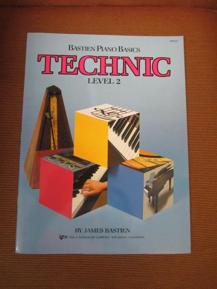 BASTIEN PIANO BASICS - TECHNIC LEVEL 2 - STUDENT LESSON BOOK $5.50 COVER