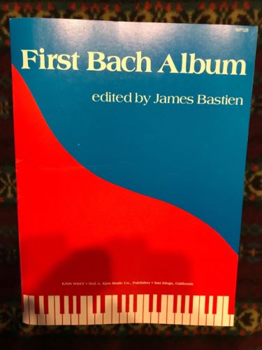 Bastien Piano Book — First Bach — Anna Magdalena Bach Notebook
