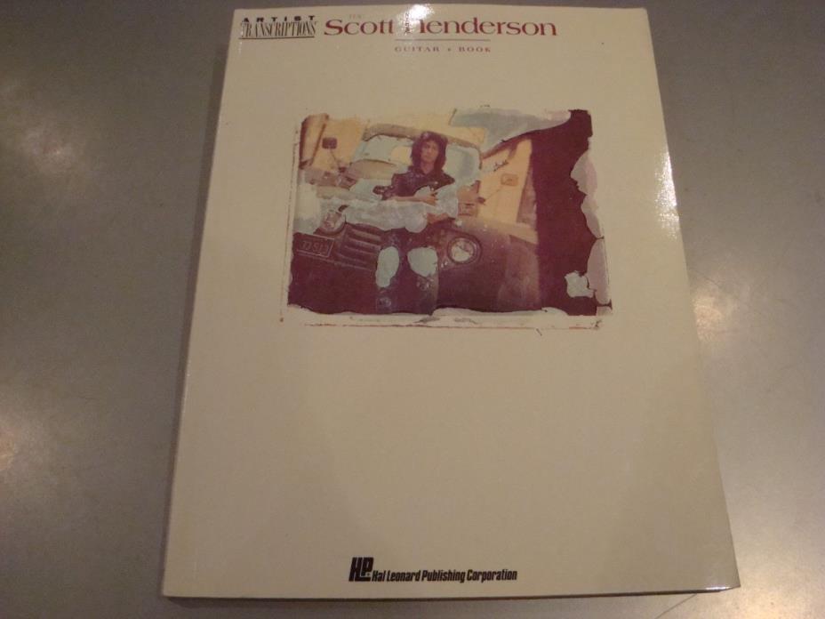 The Scott Henderson Guitar Book Artist Transcriptions 1993, ISBN 0-7935-1125-9
