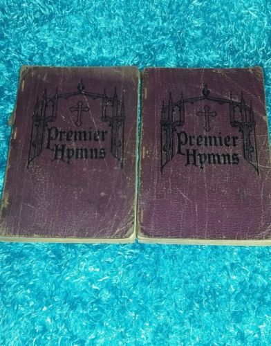 Vintage Premier Hymns 1926 John Knox Press Presbyterian Hymn Book lot of 2