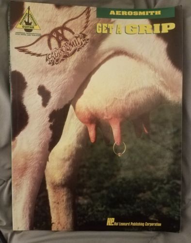 Aerosmith Get A Grip tablature tab book Hal Leonard guitar recorded versions OOP