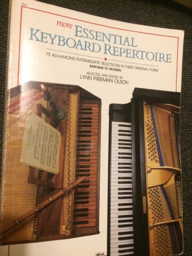 More Essential Keyboard Repertoire number 503 Alfred Publishing 1985