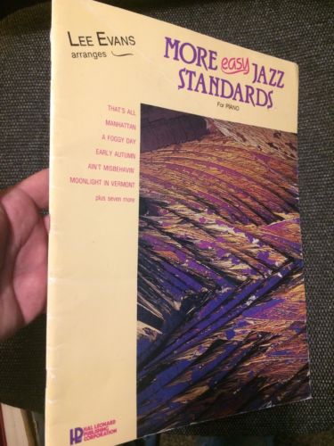 Lee Evans arranges - More Easy Jazz Standards for piano 1985