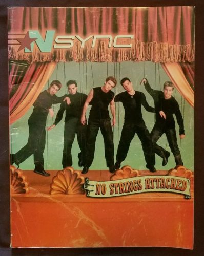 NSync No Strings Attached Piano Vocal Guitar chords book 2000
