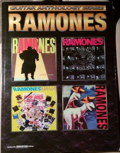 RAMONES GUITAR ANTHOLOGY SERIES ROCK MUSIC TAB SONG BOOK, ALFRED 1996