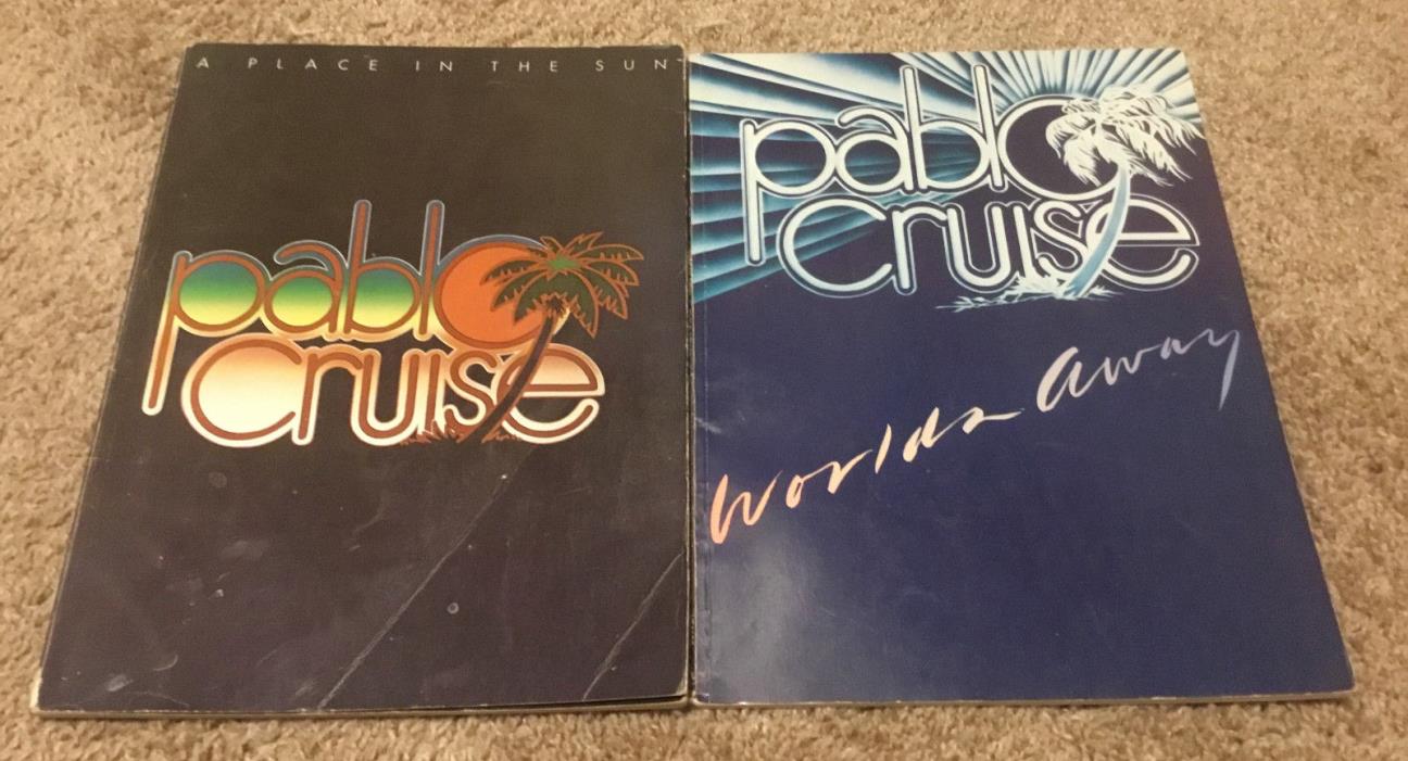 Two Pablo Cruise Piano/Guitar/Vocal Music Books: A Place In The Sun, Worlds Away