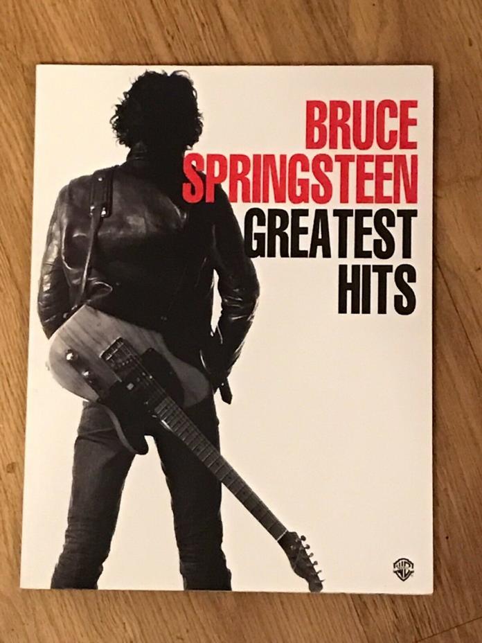 BRUCE SPRINGSTEEN GREATEST HITS GUITAR PIANO SONGBOOK LYRICS 18 SONGS -1996