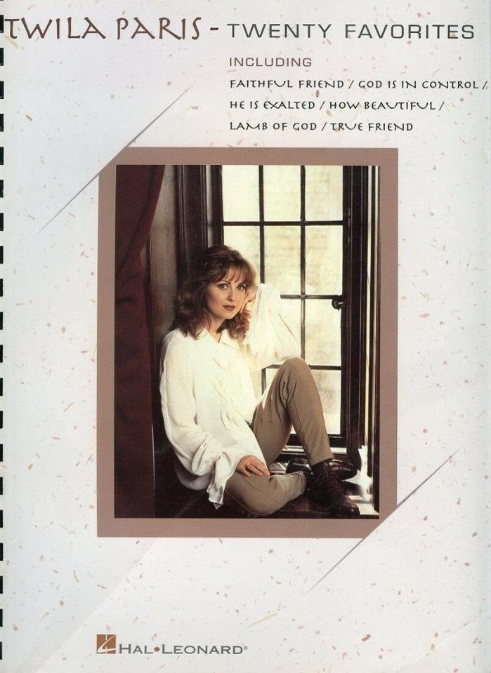 Twila Paris Songbook-Twenty Favorites, Hal Leonard - Piano, Vocal, Guitar