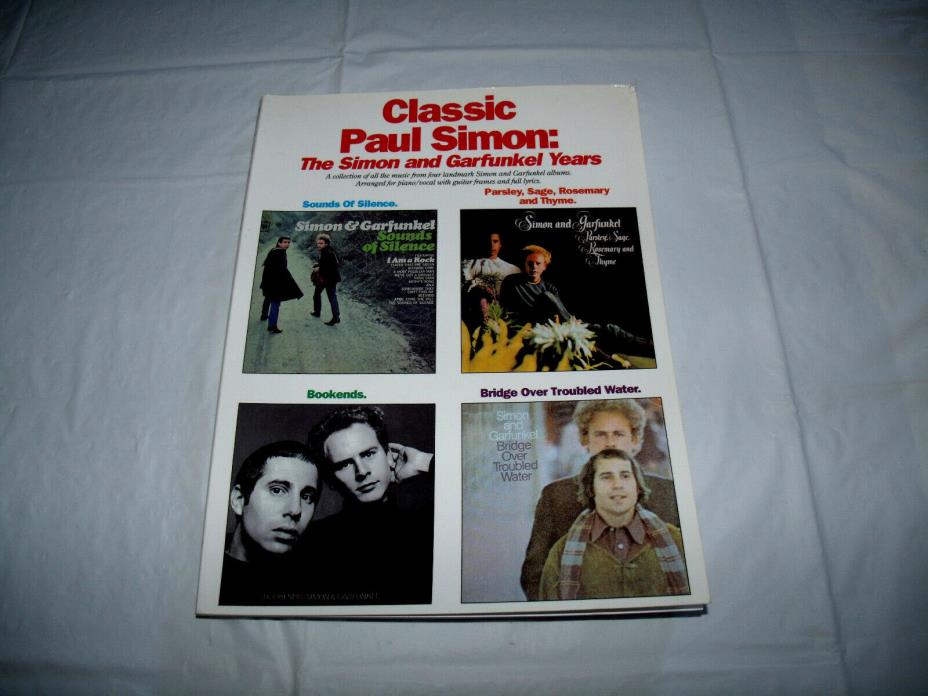 Classic Paul Simon/The Simon & Garfunkel Years Songbook Guitar Chord Boxes