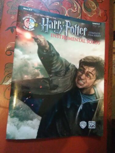 HARRY POTTER The Complete Film Series INSTRUMENTAL SOLOS 2-3 French Horn BOOK CD
