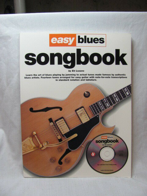 Easy Blues Songbook Sheet Music Book and CD