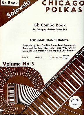 Chicago Polkas - Volume 5 - Bb Combo Book- Sajewski Publishers 1959