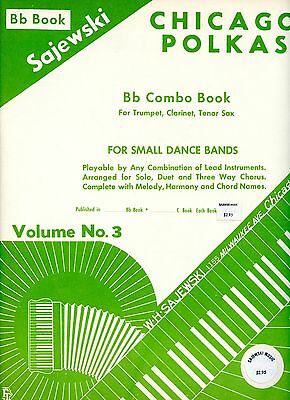 Chicago Polkas - Volume 3 - Bb Combo Book- Sajewski Publishers 1958