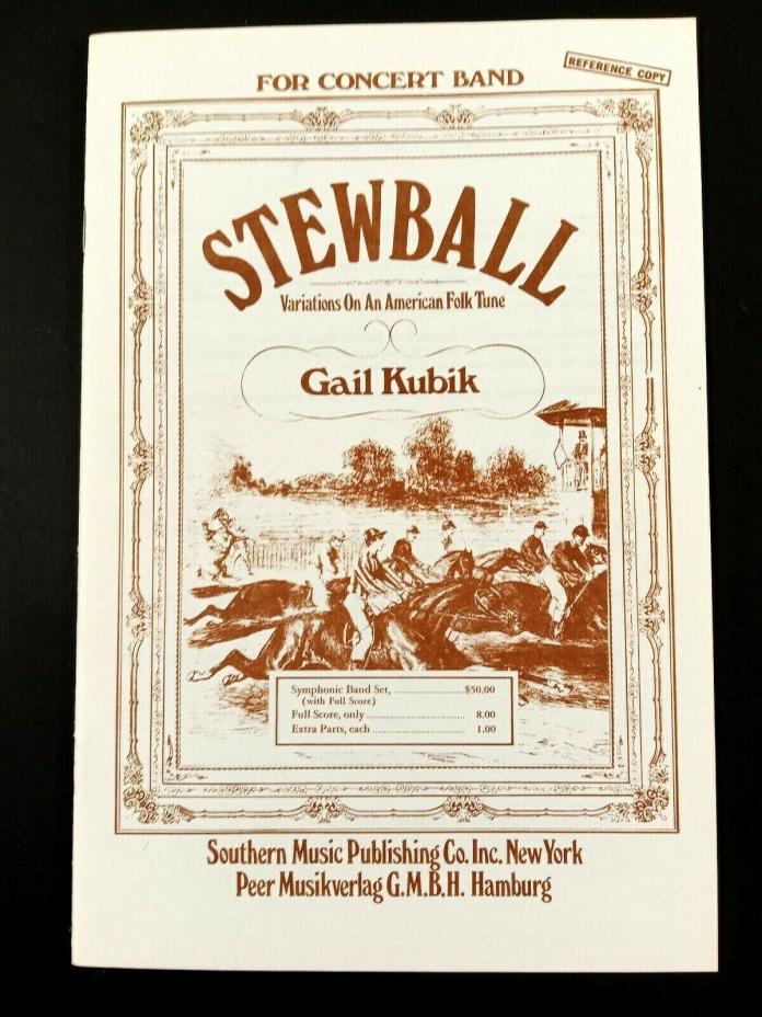 Gail Kubik Stewball Variations On An American Folk Tune Sheet Music Book