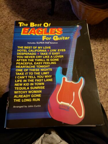 Vintage The Best of EAGLES for Guitar Songbook Super Tab Notation 1975