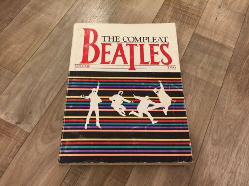 THE BEATLES COMPLEAT VOL TWO 1981 1ST PRINT SONGBOOK TABLATURE MUSIC BOOK RARE
