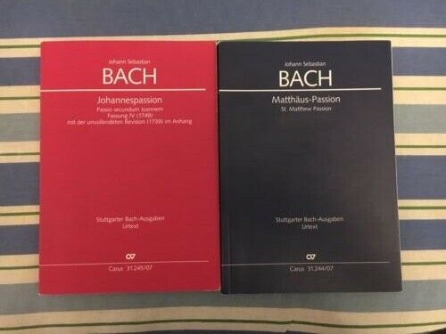 Johann Sebastian Bach: St. John Passion & St. Matthew Passion Carus Study Scores