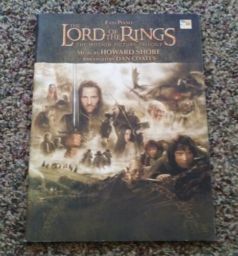 the Lord of the Rings trilogy piano book
