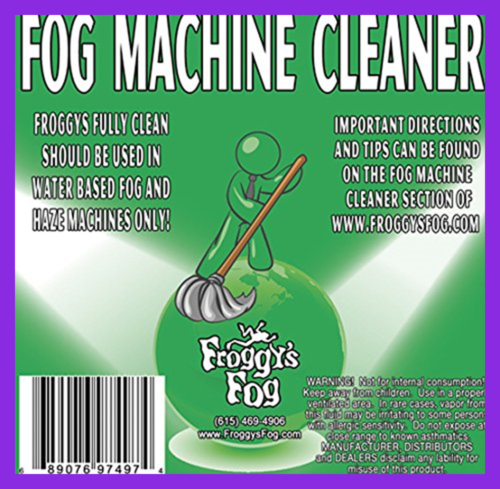 Fog Machine Cleaner Fluid Froggys Fully Cle 1 Quart 32 Oz.