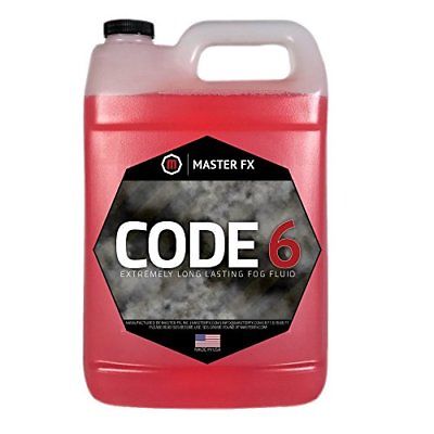 Master Fog - Code 6  Extremely Long Lasting Fog Fluid - 1 Gallon