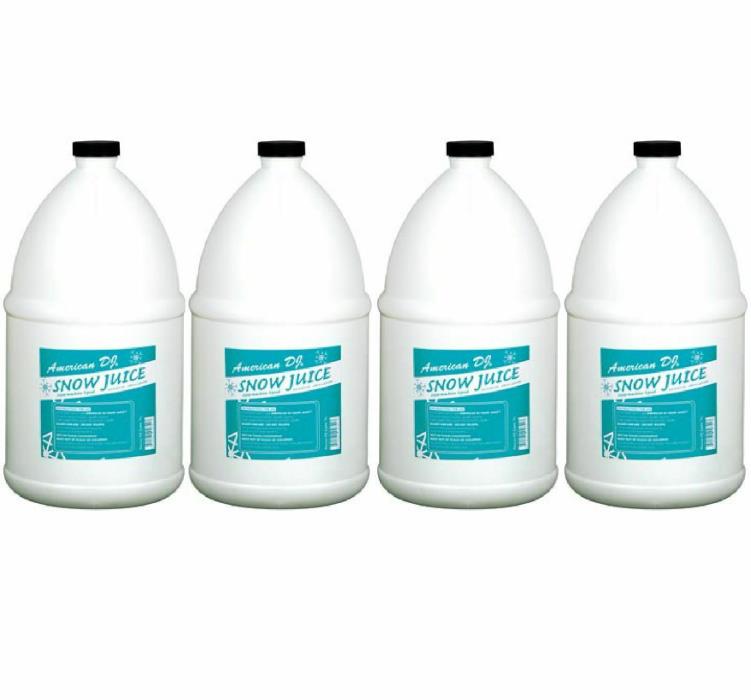 ADJ Snow Fluid Pack Of Four , 1 Gallon Jugs