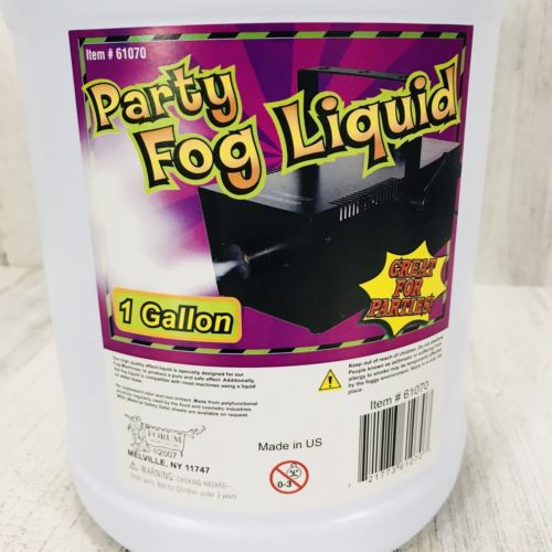1 Gallon Halloween Party & DJ Fog Juice for Water Based Fog Machines 128 Oz