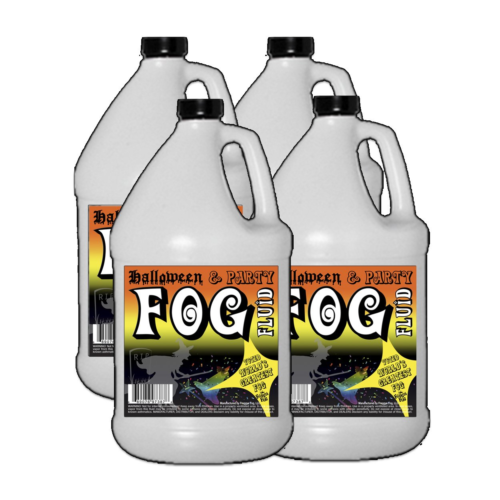 4 Gallons - Halloween Party & DJ Fog Juice for Water Based Fog Machines - Made -