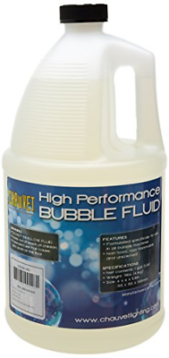 Chauvet High-Performance Non-Staining Unscented Bubble Fluid, 1-Gallon | BJU